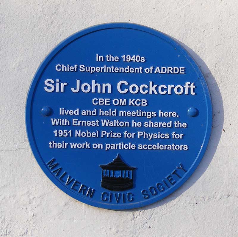 Cockroft plaque