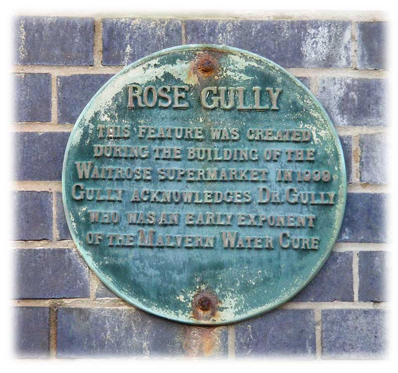 Rose Gully plaque