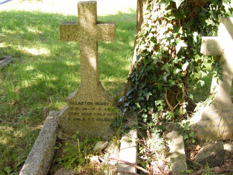 Grave of AH Milward