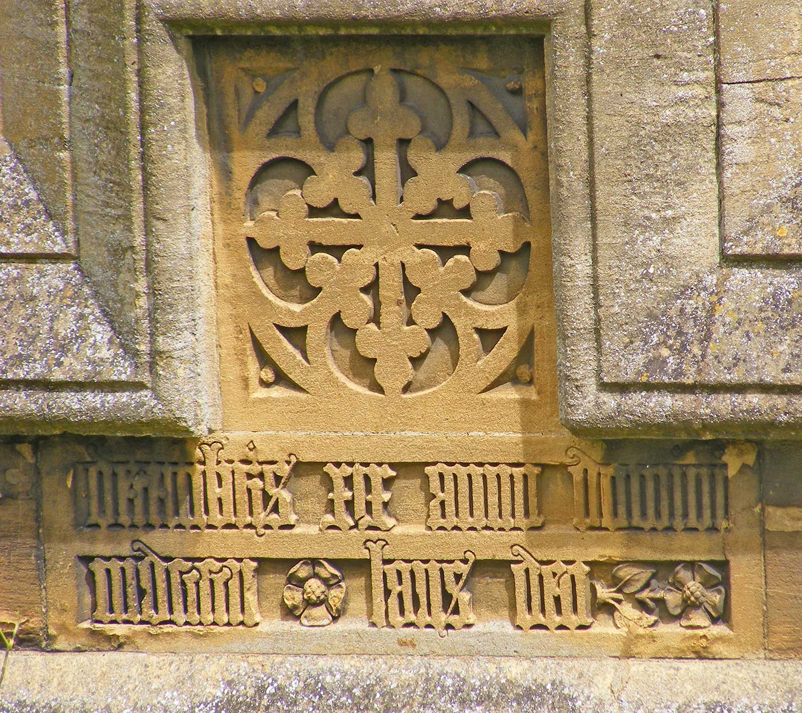 Foundation stone of the Church of the Ascension