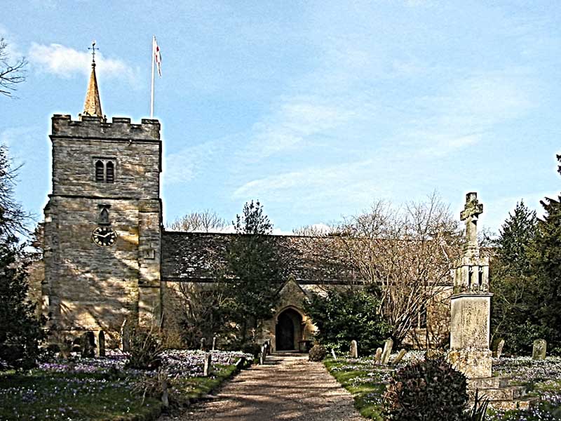 Birlingham church March 2010