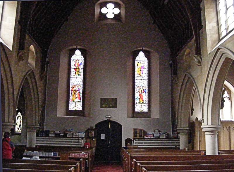 West window of Holy Trinity, North Hill