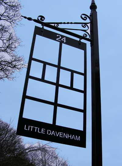 Little Davenham sign