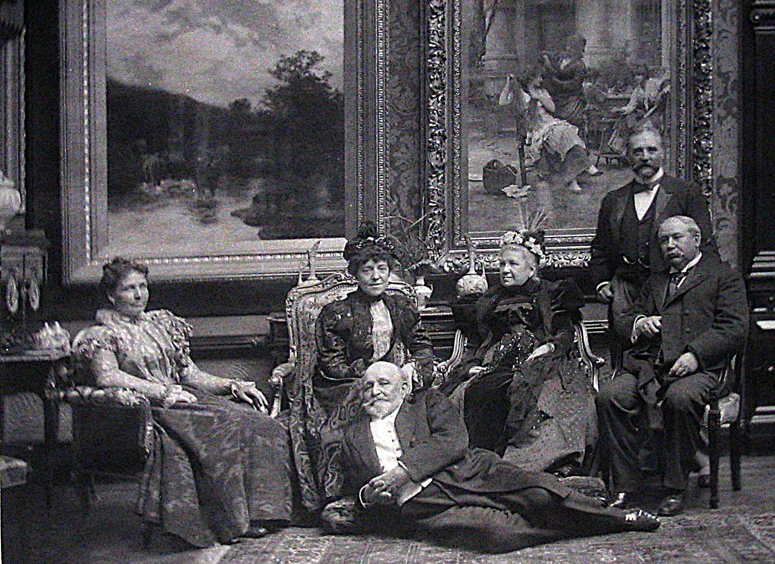 Luke and Fanny Fildes at 184 Queens Gate circa 1894