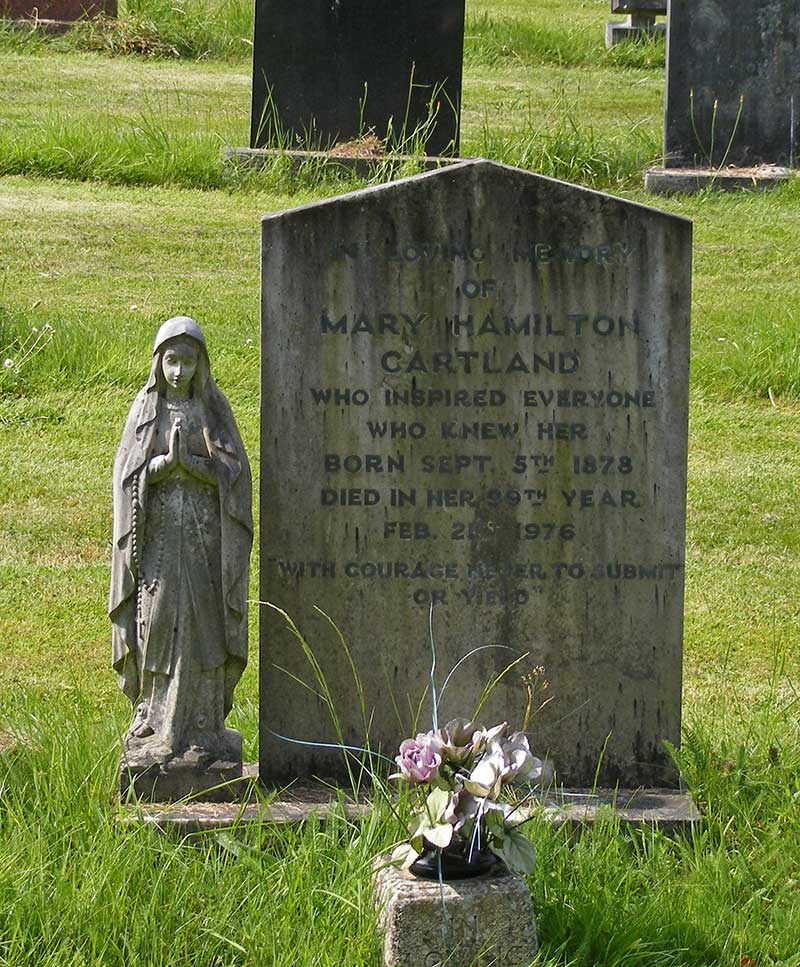 Cartland headstone