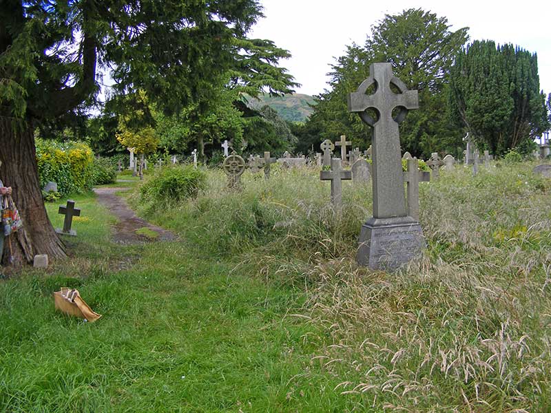 Location of memorial of Rev William Grundy