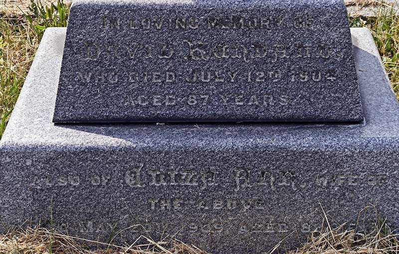 Inscription on Kendall memorial