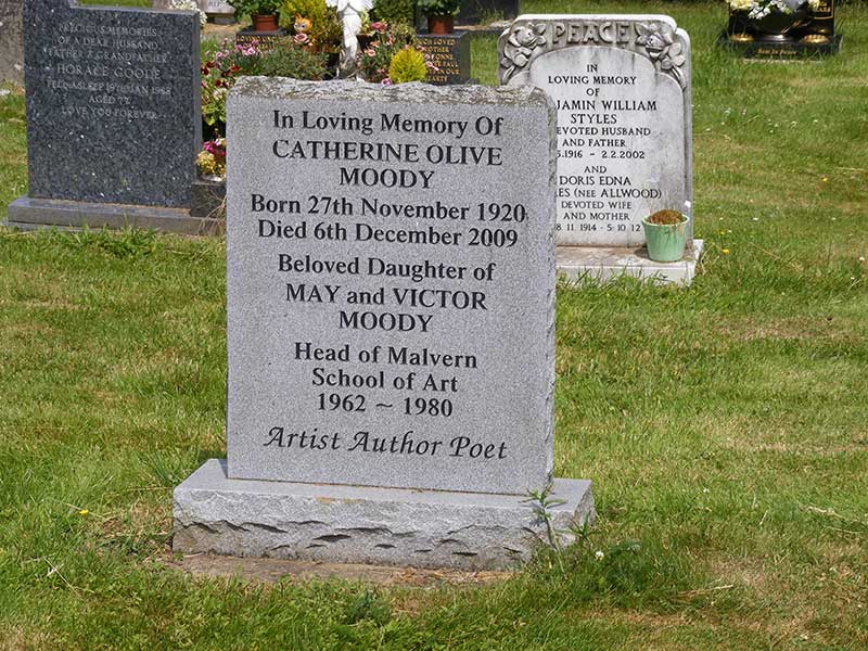 Memorial to Catherine Moody