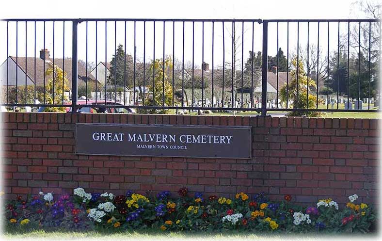 Malvern Cemetery Entrance