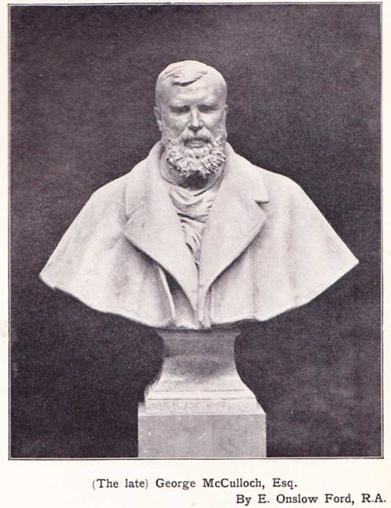 Bust of George McCulloch