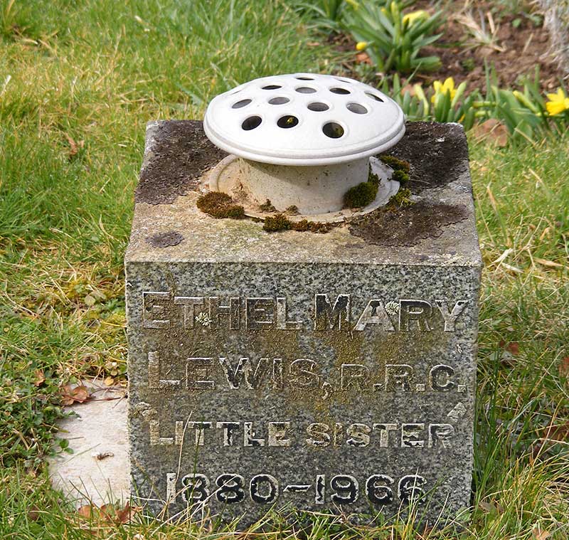 Grave of Ethel Mary Lewis