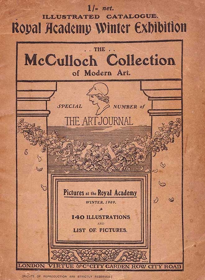 Cover of Special Edition of the Royal Academy Art Journal 1909