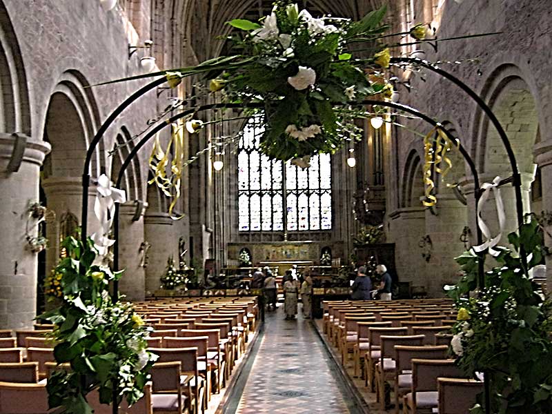 Interior of Priory church