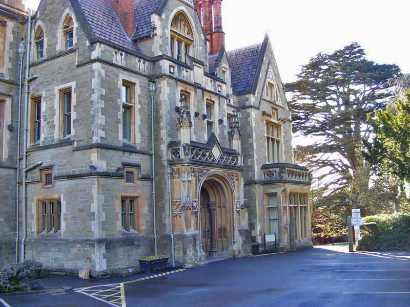 Priory park mansion entrance