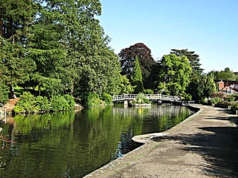 The pool in Priory Park
