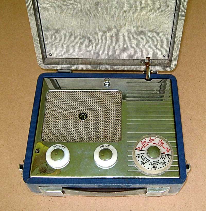 PYE portable valve radio circa 1958