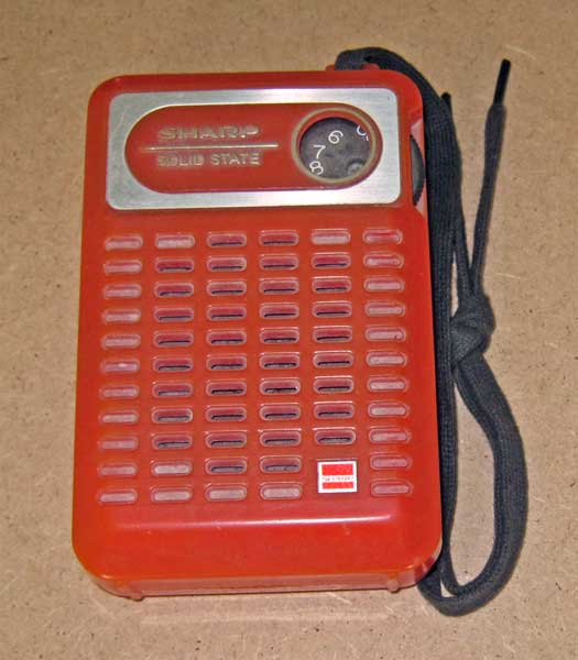 Sharp pocket radio circa1980