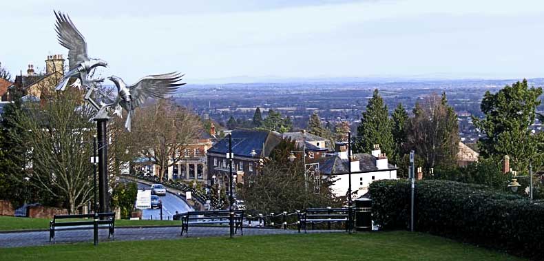 View from Rosebank Gardens, Christmas 2012