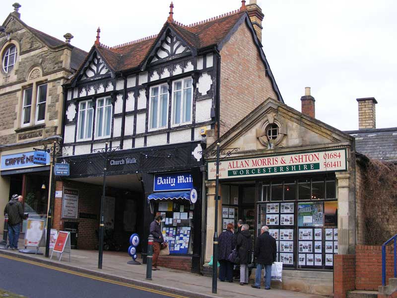 Shops in Church Street Great Malvern