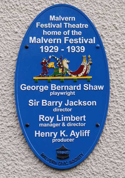 Theatre plaque